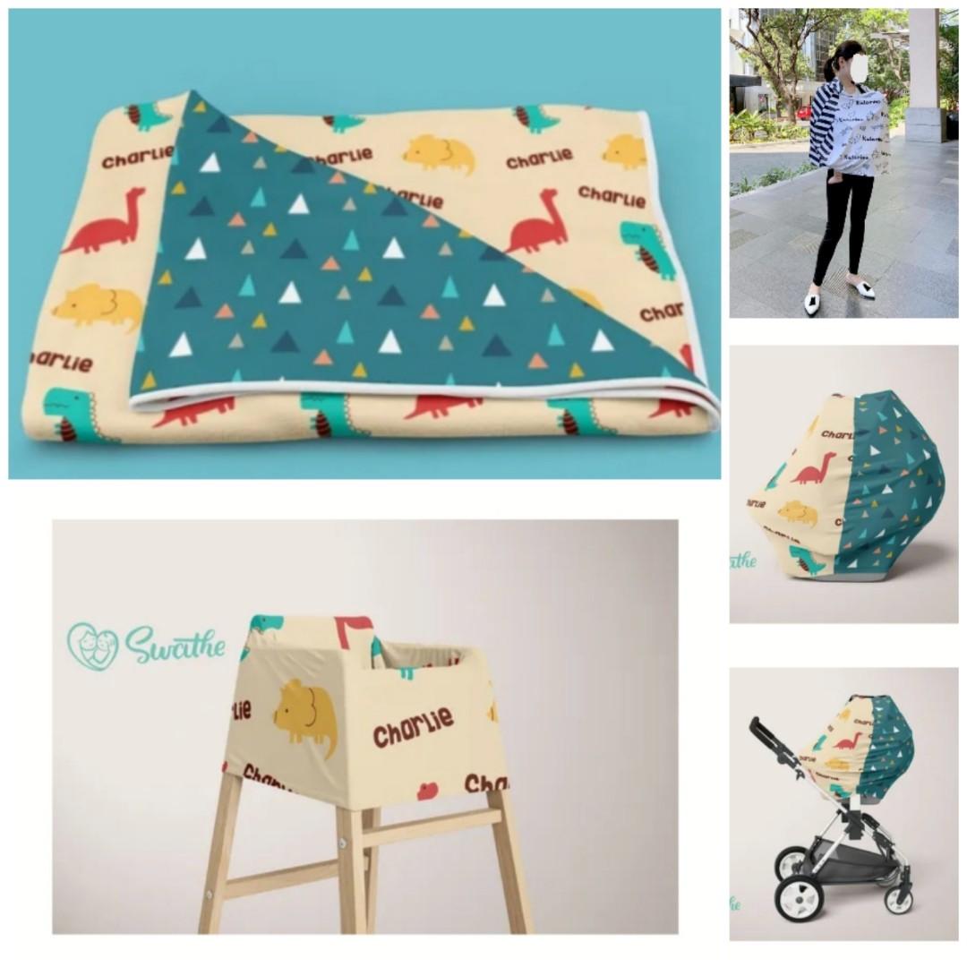 Nursing cover - multi purpose (Category: Breastfeeding & Bottle Feeding) located in Bacoor. Submitted by tinr0121 (Listing ID 1091346948, Image 1). Description: Multi purpose nursing cover Can be used as nursing cover High chair cover Stroller/car seat cover.
