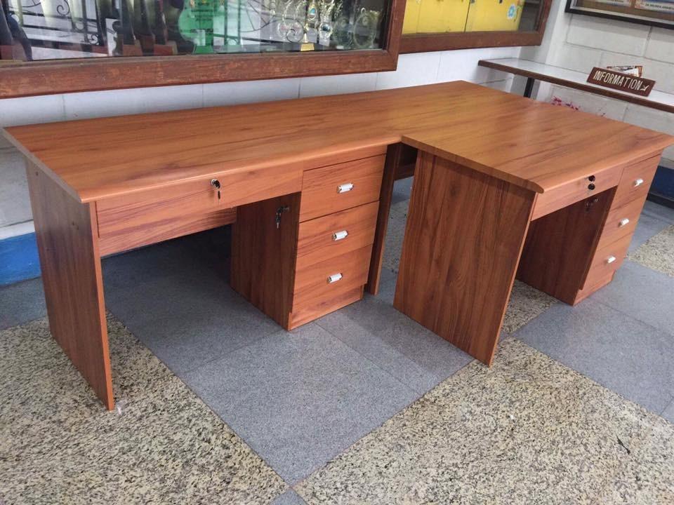 Office Table with Drawers Wooden Table Teachers Table, Furniture & Home Living, Furniture