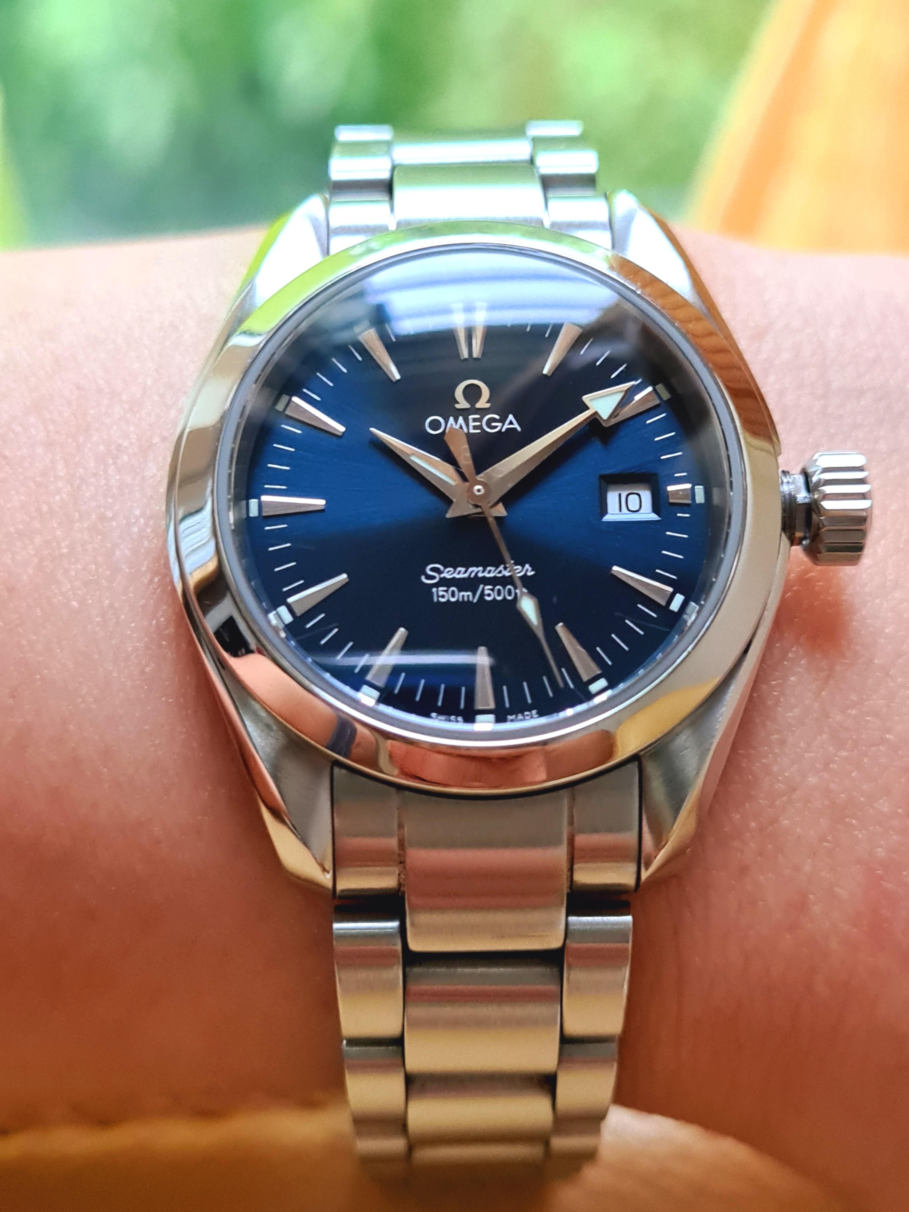 Omega Seamaster Navy Blue Dial Steel 