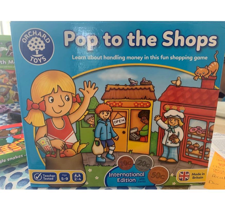 Orchard Toys POP TO THE SHOPS Educational Game Puzzle BNIP 