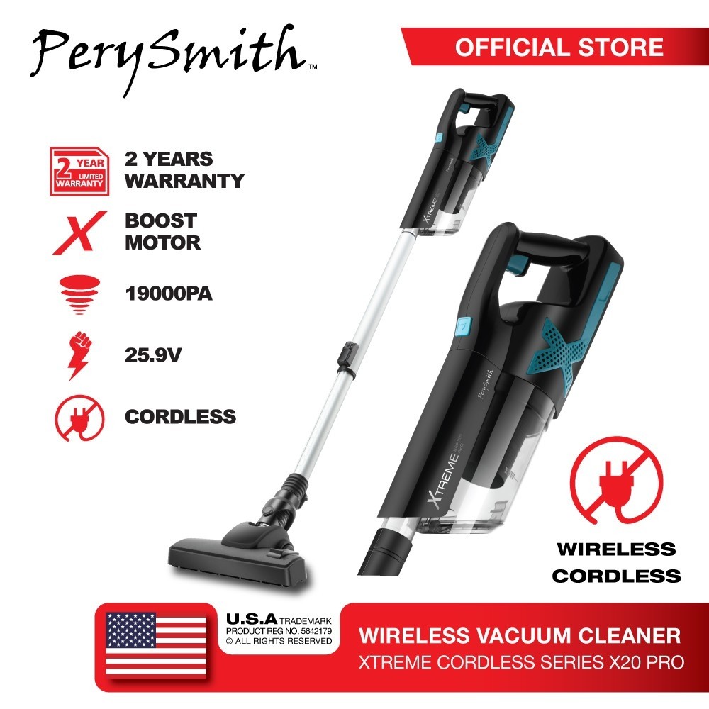PerySmith Cordless Vacuum Cleaner Xtreme Series X20 PRO, Furniture