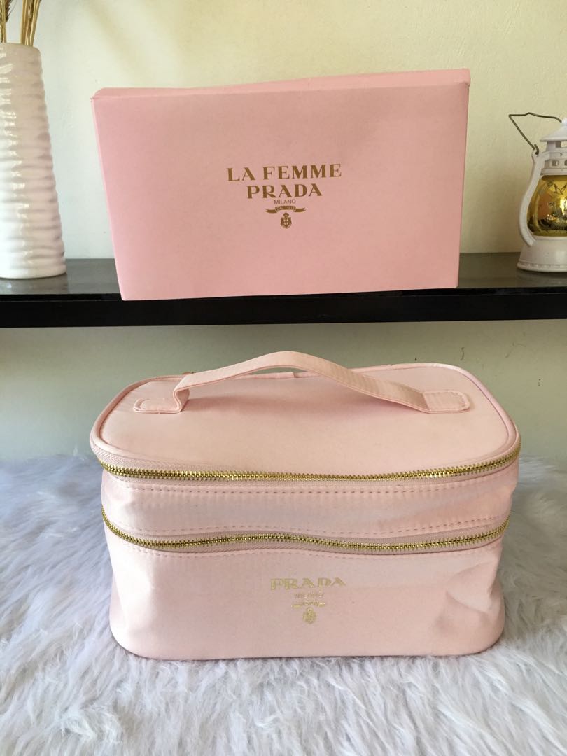 Prada vanity beauty case, Women's Fashion, Bags & Wallets, Purses & Pouches  on Carousell