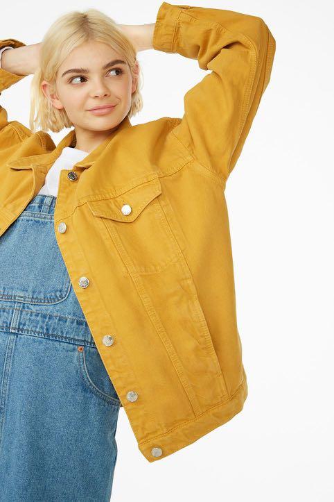 Pull and bear outlet mustard jacket