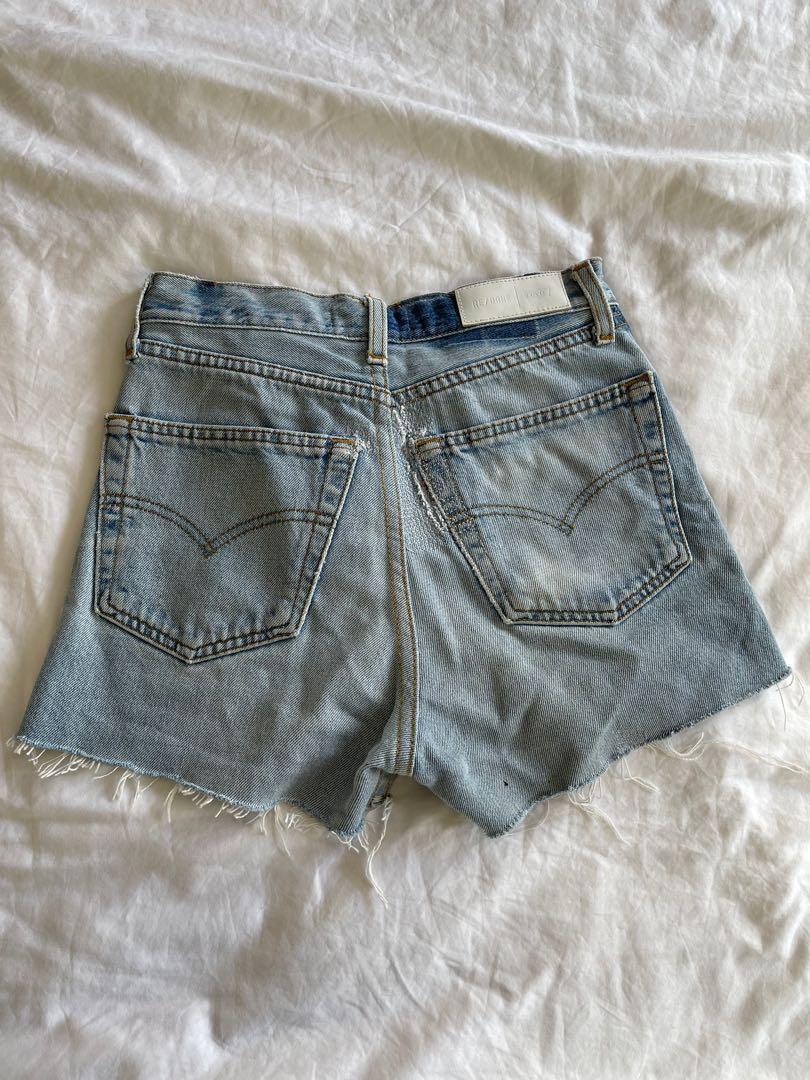 Redone denim shorts hot sale