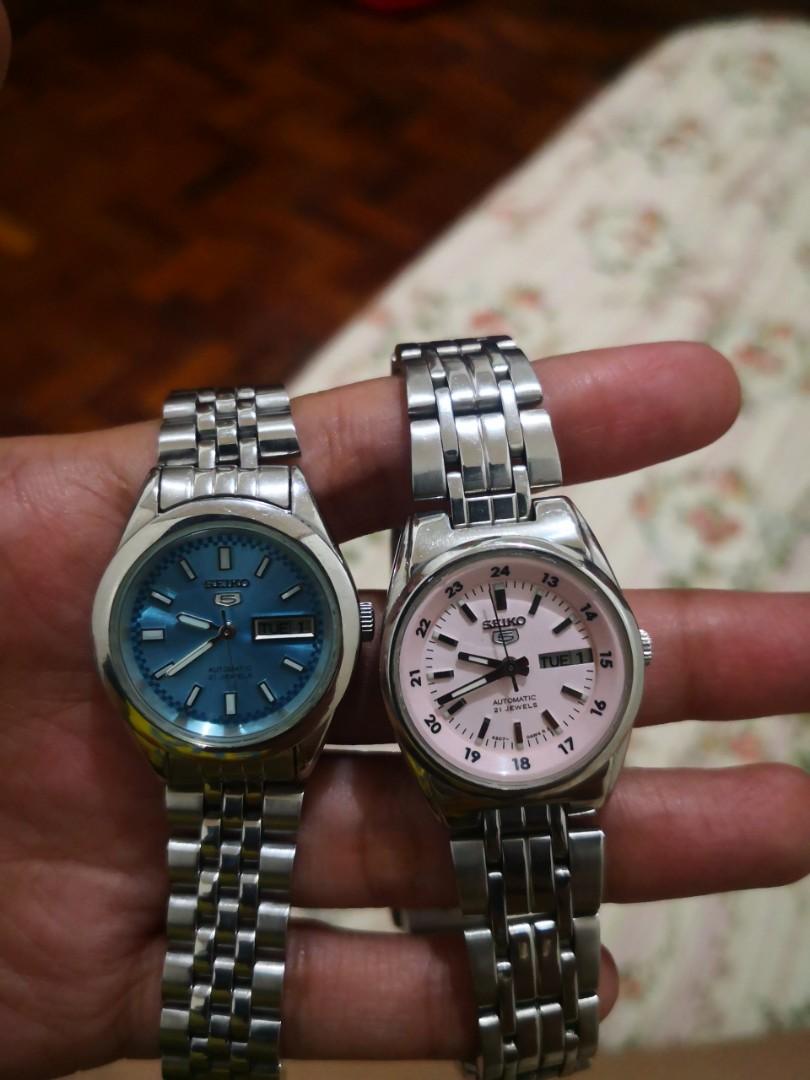 Seiko 5 automatic watch for women, Luxury, Watches on Carousell