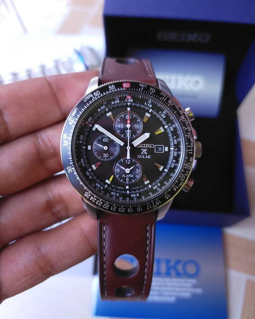 Seiko solar prospex chronograph 