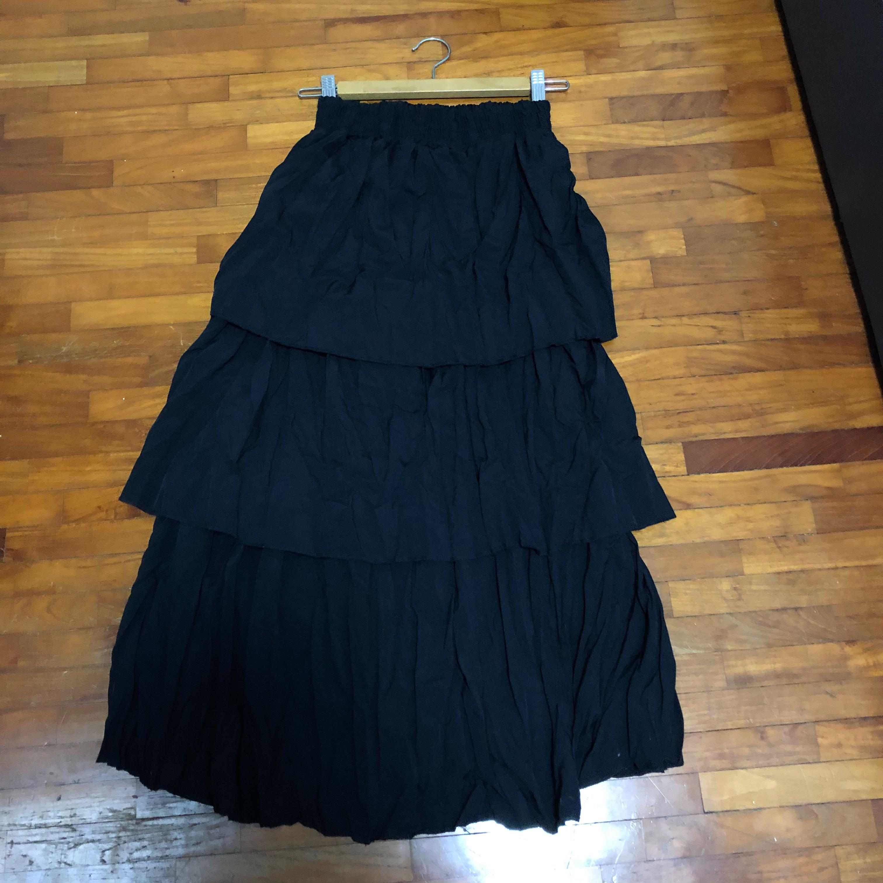 shein tiered skirt