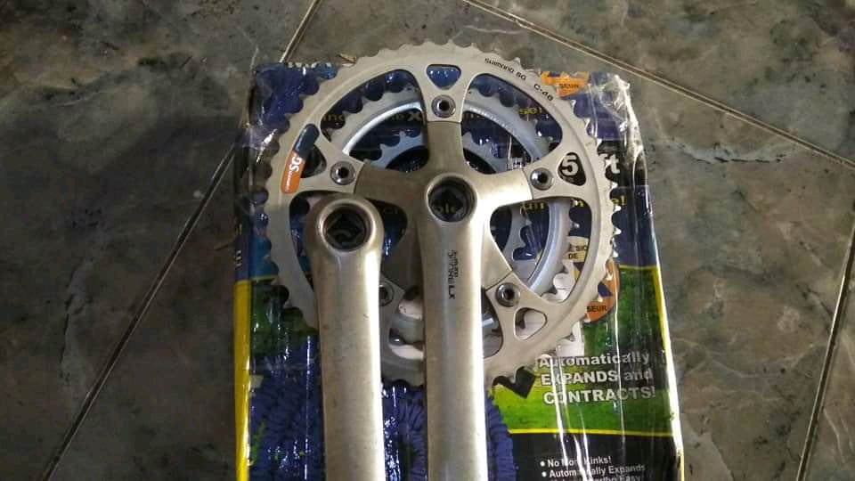 Vintage Shimano Deore Lx Crankset 