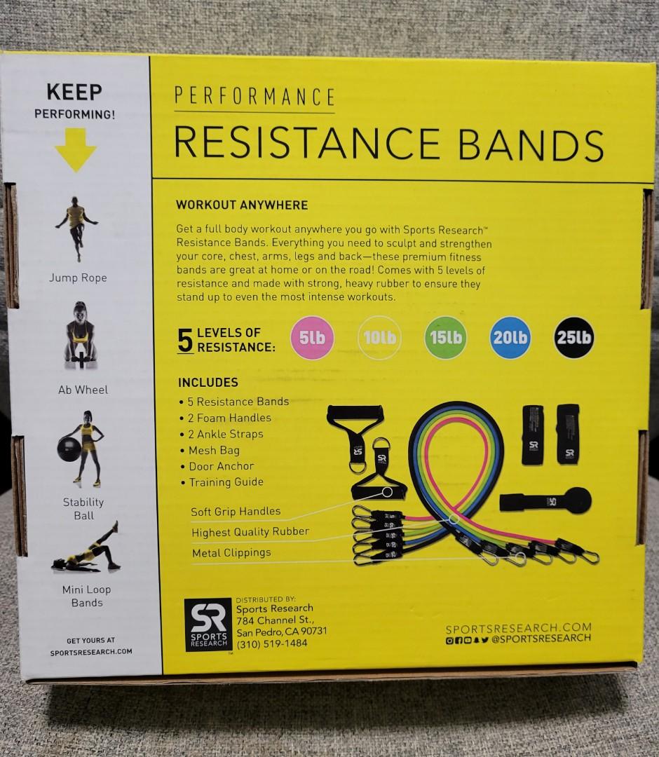 Resistance bands sports research outlet