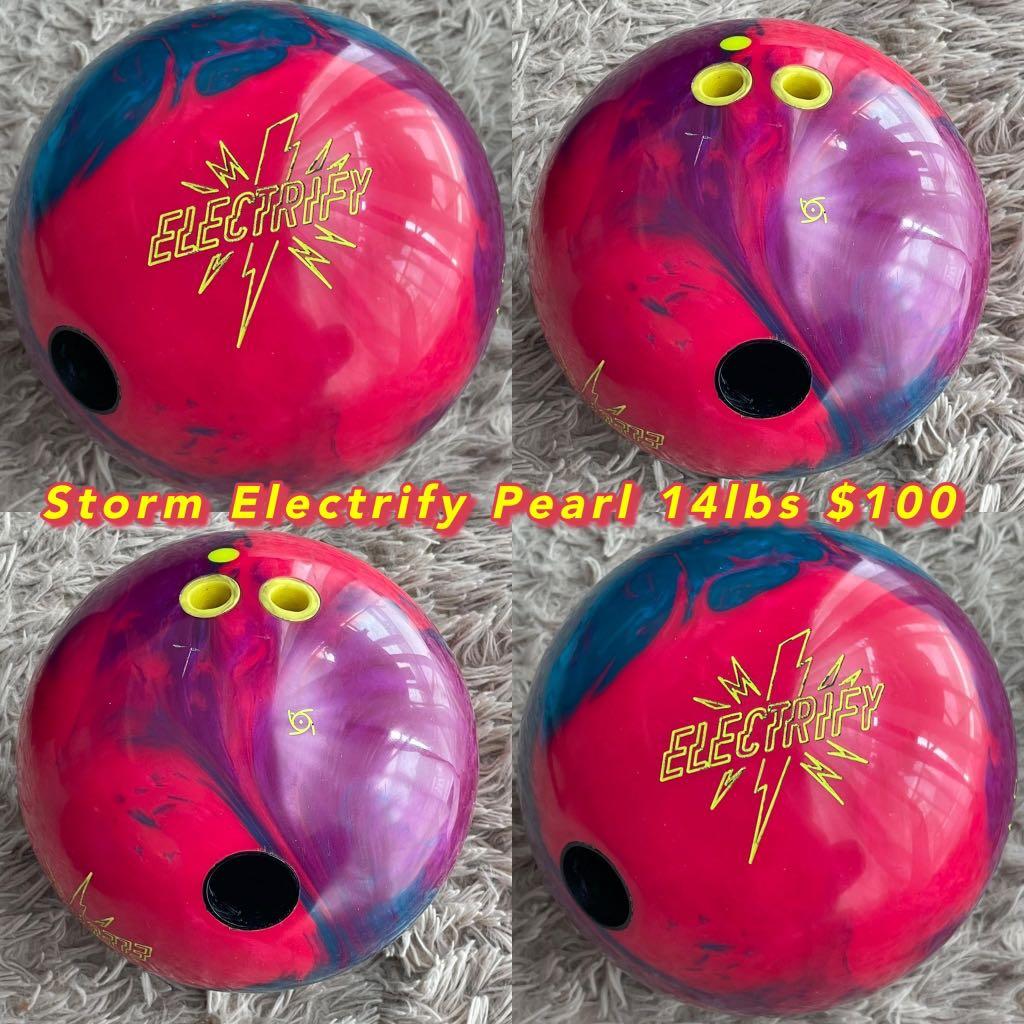 Storm Electrify Pearl 14lbs 100 (bowling ball), Sports Equipment