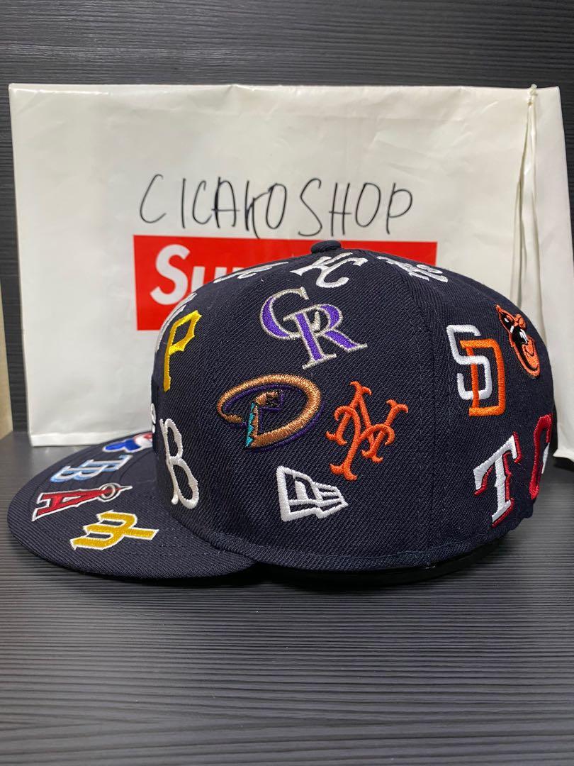 Supreme MLB New Era Navy 7 1/8, Men's Fashion, Watches 