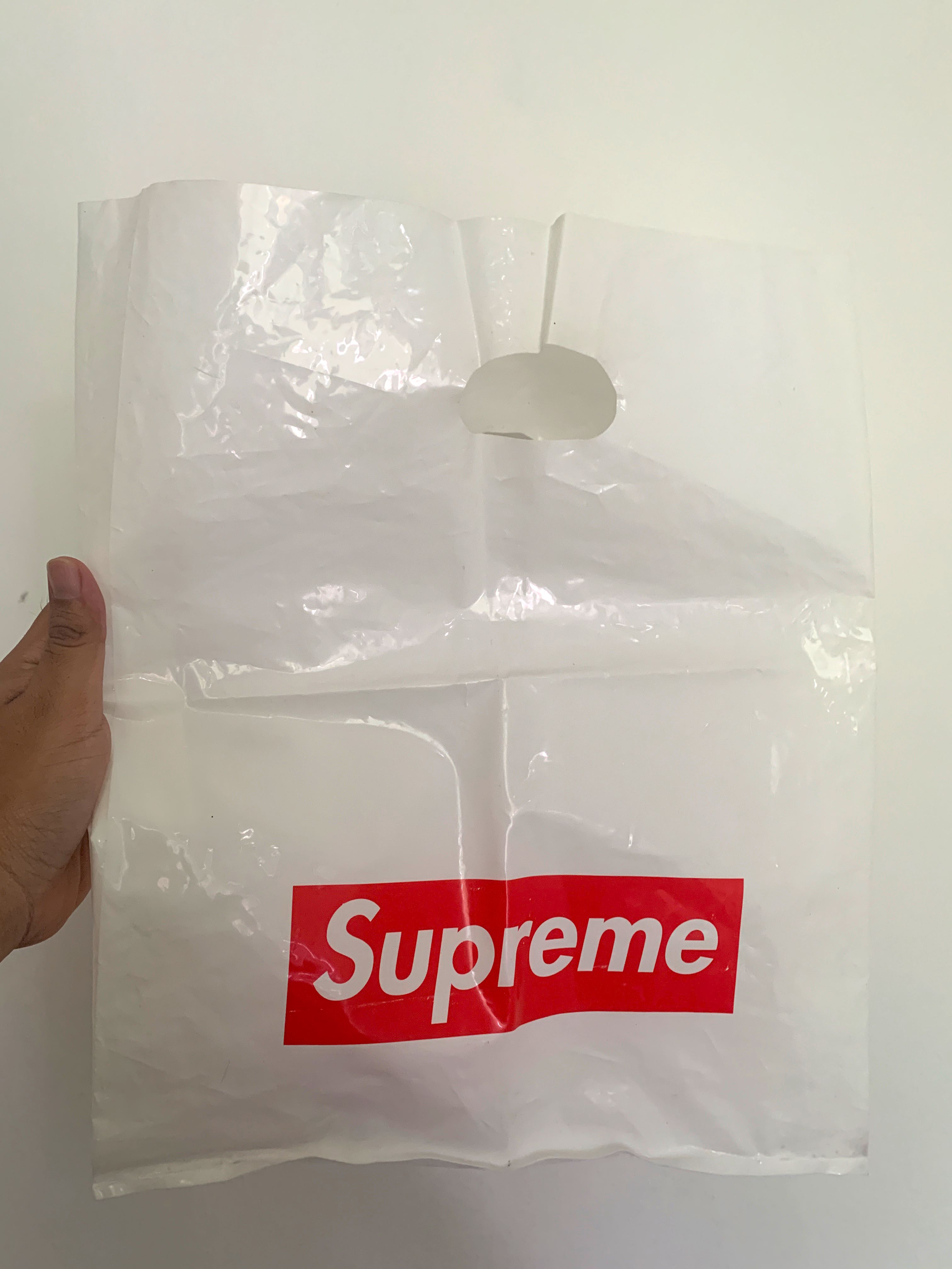 Supreme on sale clear bag
