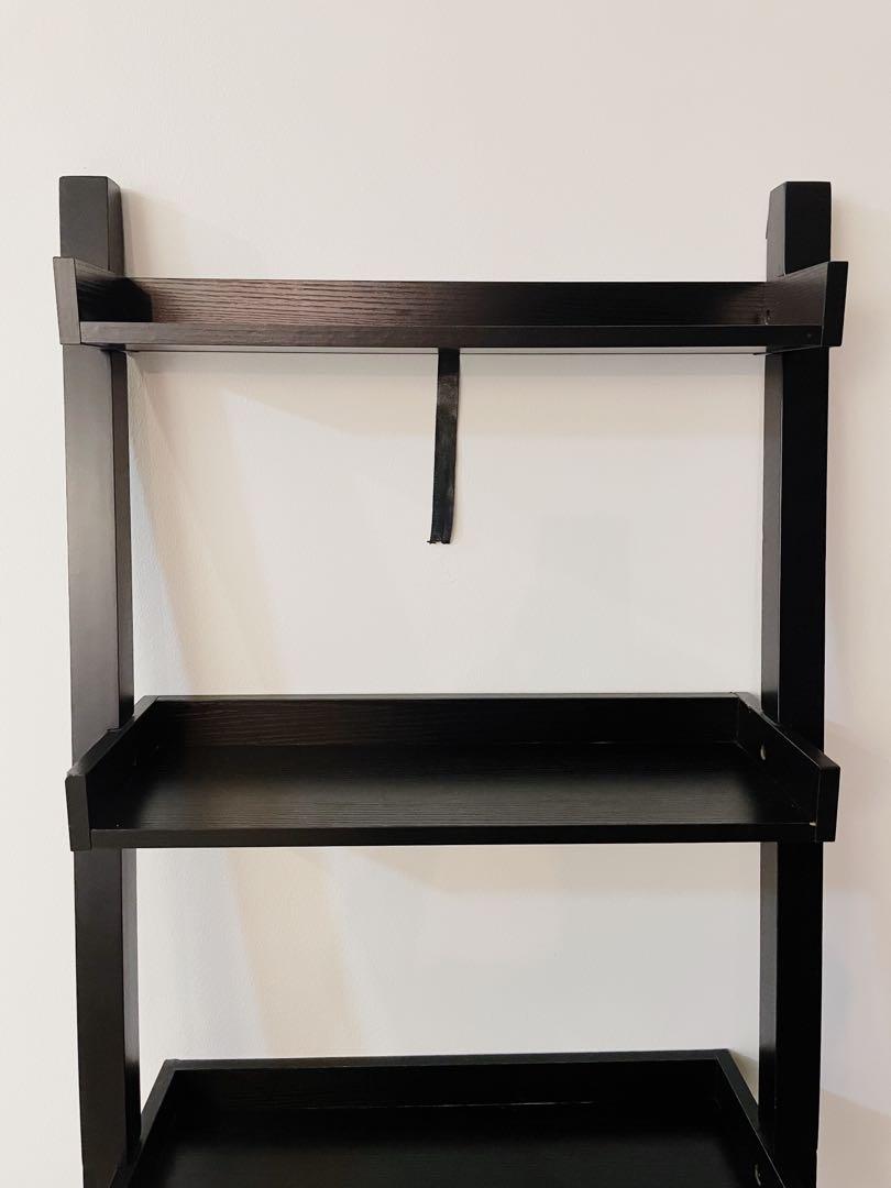 The Container Store Java Linea Leaning Bookcase, Furniture & Home