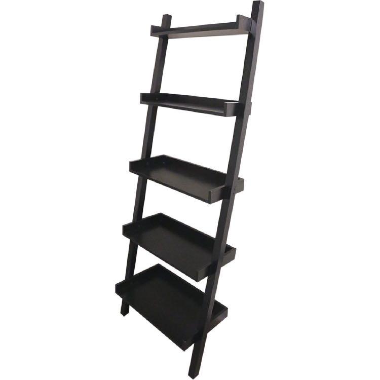 The Container Store Java Linea Leaning Bookcase, Furniture & Home