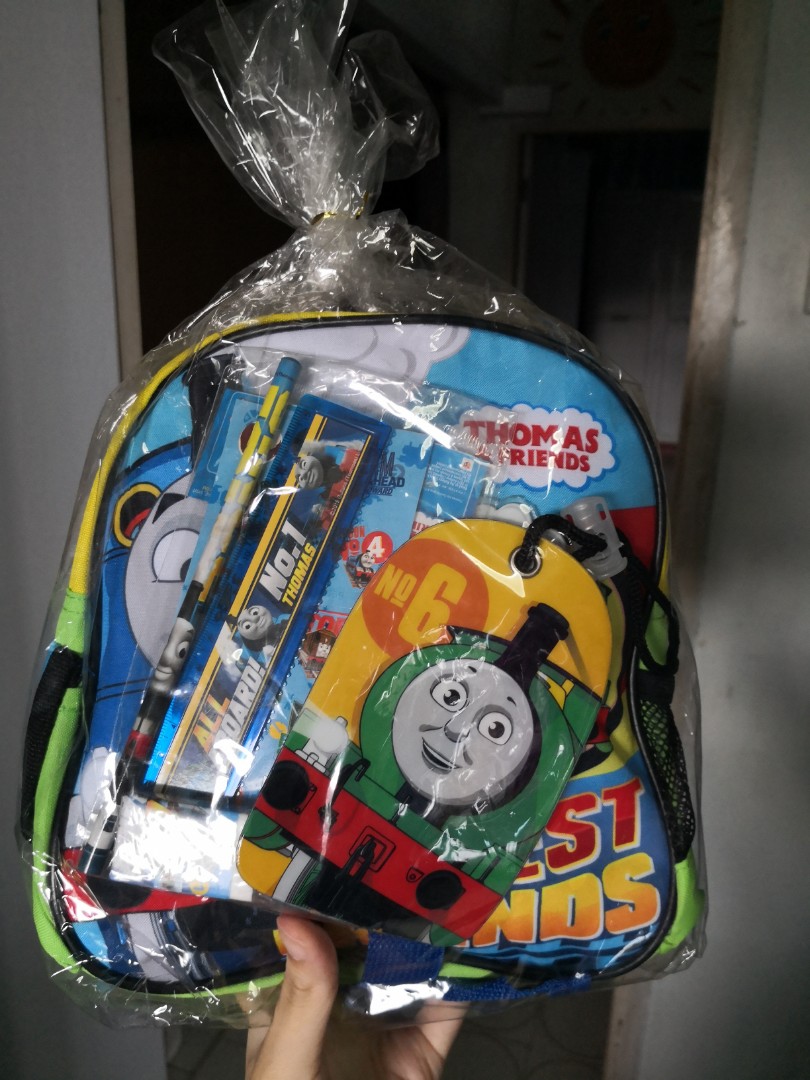 Thomas the Train School Bag and Stationery Set, Babies & Kids, Babies