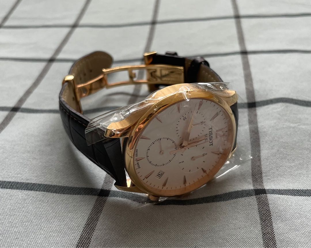 Tissot tradition best sale chronograph rose gold