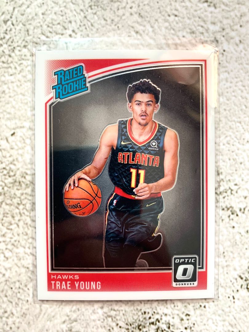Trae Young Optic rookie card, Hobbies & Toys, Toys & Games on Carousell