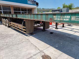 Trailer 40ft tri axle new from japan price negotiable
