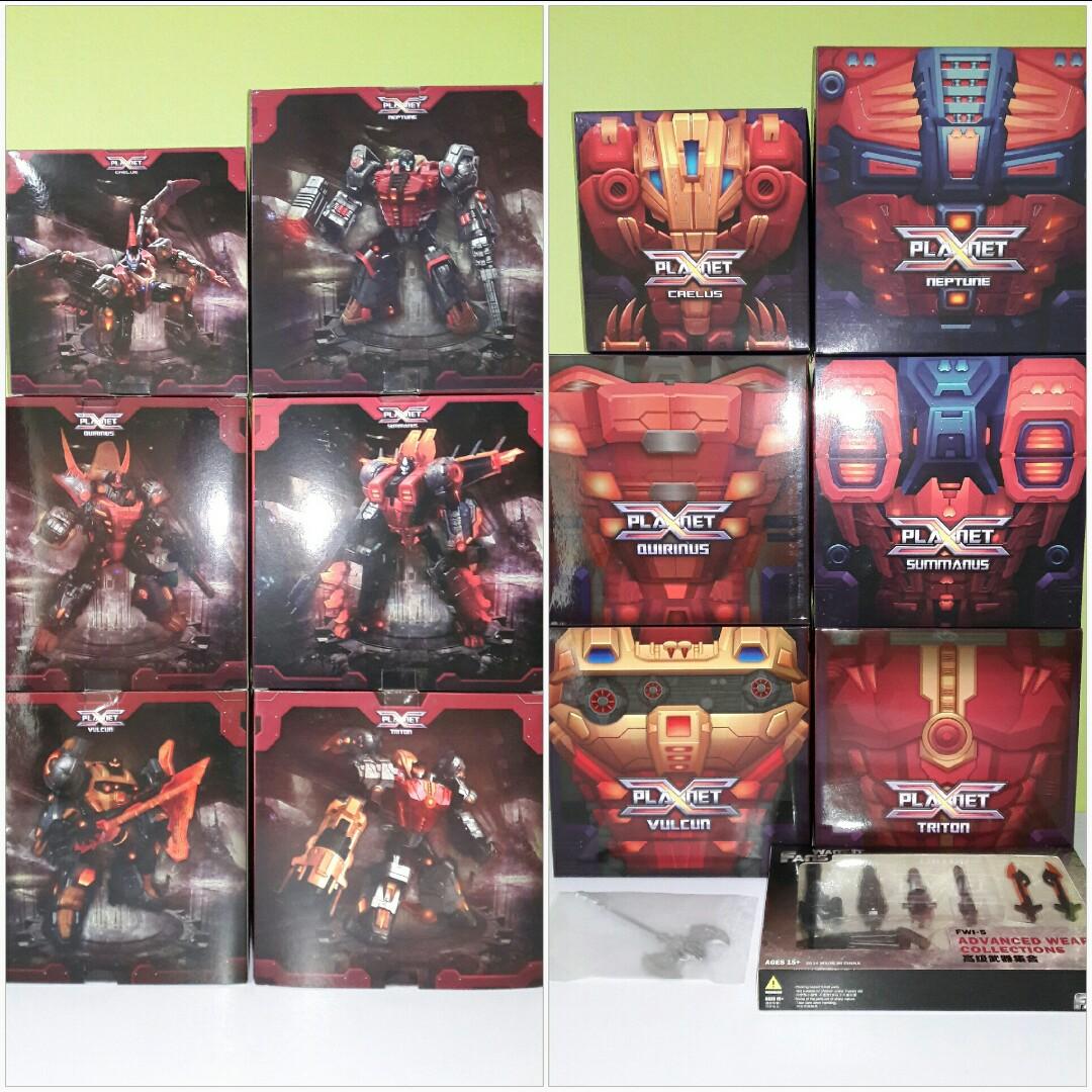 TRANSFORMERS X DINOBOTS DINOBOT FALL OF CYBERTRON SET OF 6 PLUS