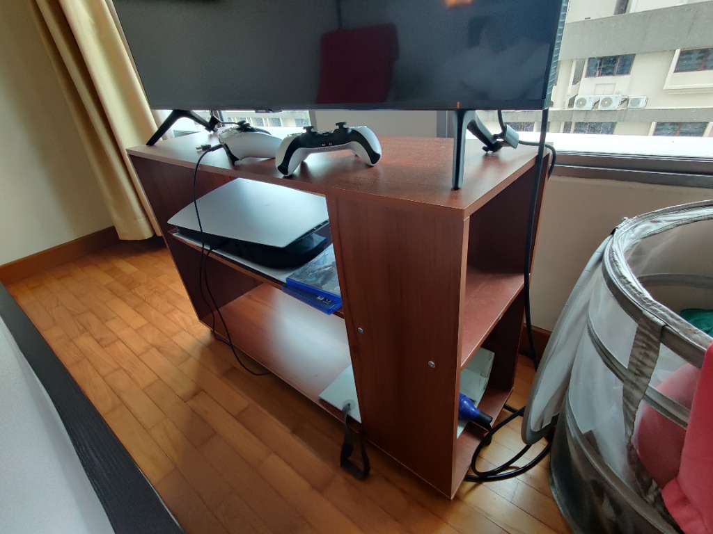 TV with wheels for max. 43" TV, Furniture & Home Living