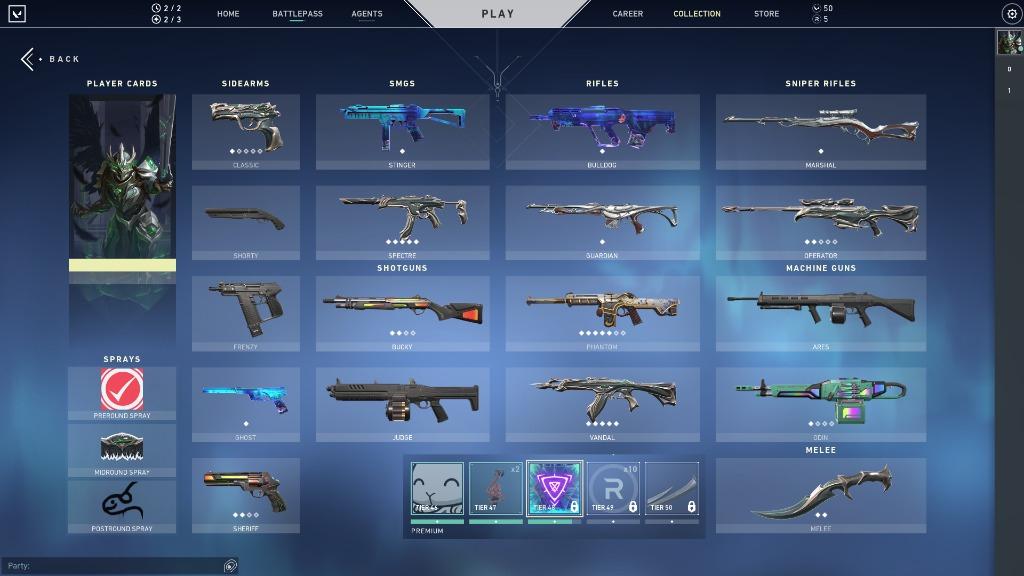 Valorant Account Forsaken Bundle Oni Phantom Video Gaming Video Games Others On Carousell