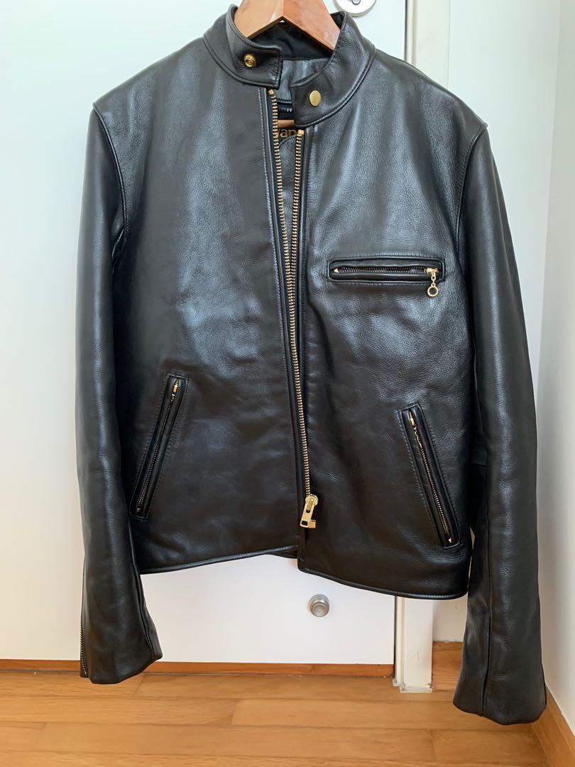 Vanson Model B leather moto jacket Men s Fashion Coats Jackets