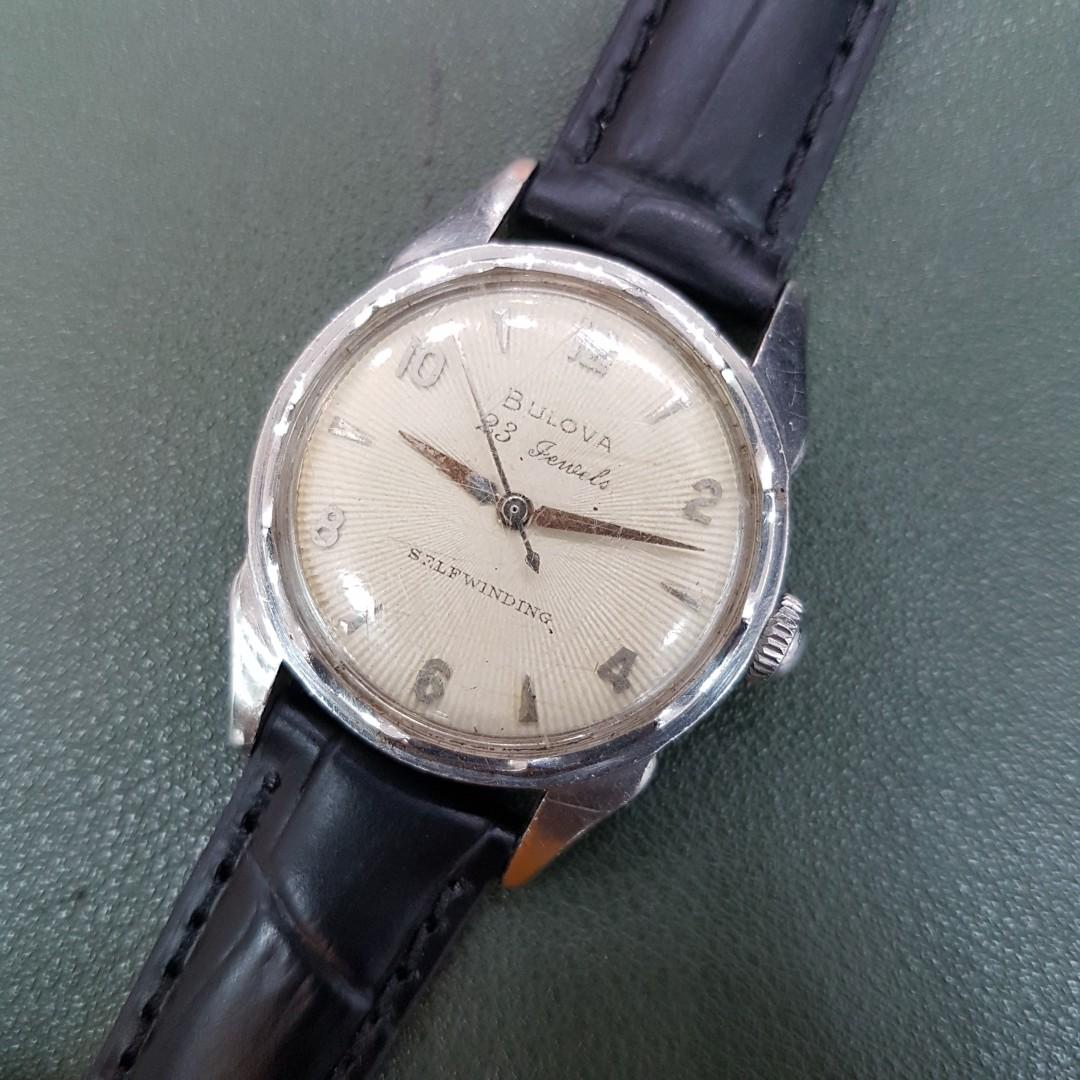 Bulova 23 jewels self winding best sale