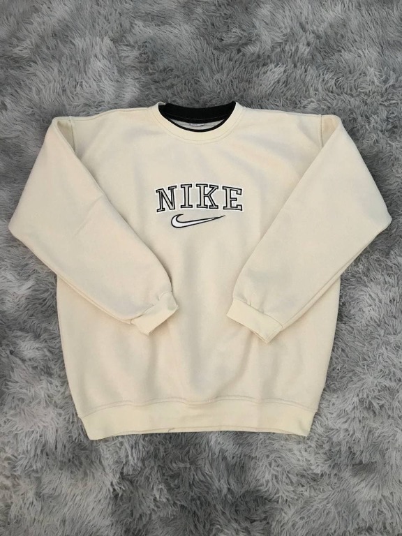 vintage cream nike crewneck sweatshirt  Vintage nike sweatshirt, Nike  crewneck sweatshirt, Nike crewneck