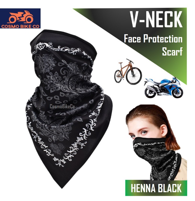 Aigmal 2PCS Bandanas Face Shield Lightweight Sun Protection Neck Gaiter Balaclava Mask for Dust Outdoor Men&Women 