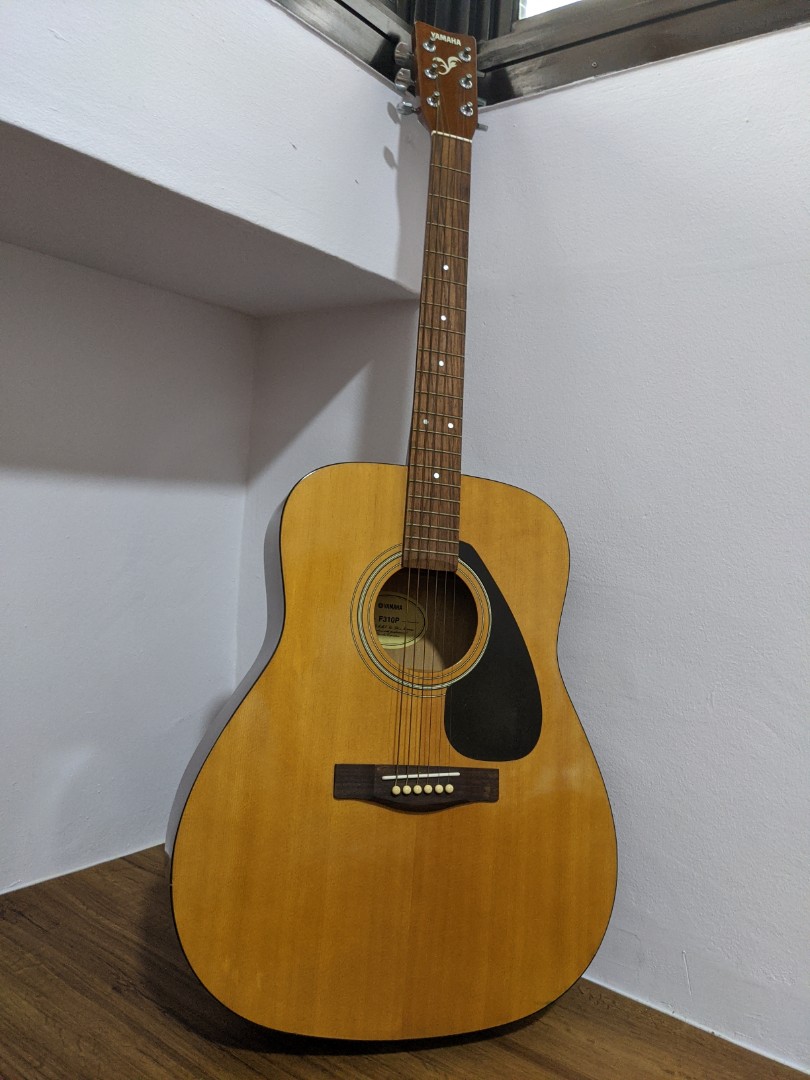 YAMAHA Acoustic Guitar (F310P), Hobbies & Toys, Music & Media, Musical