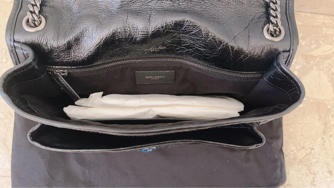 Ysl niki large best sale in vintage leather