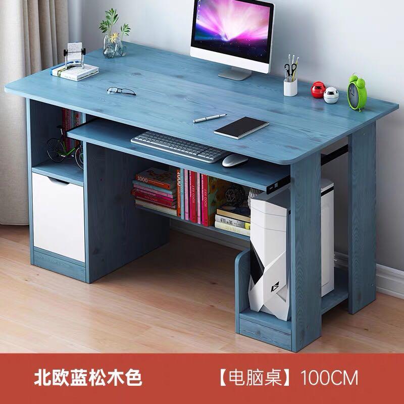 100cm Study table Computer Table 2 colors Furniture Home