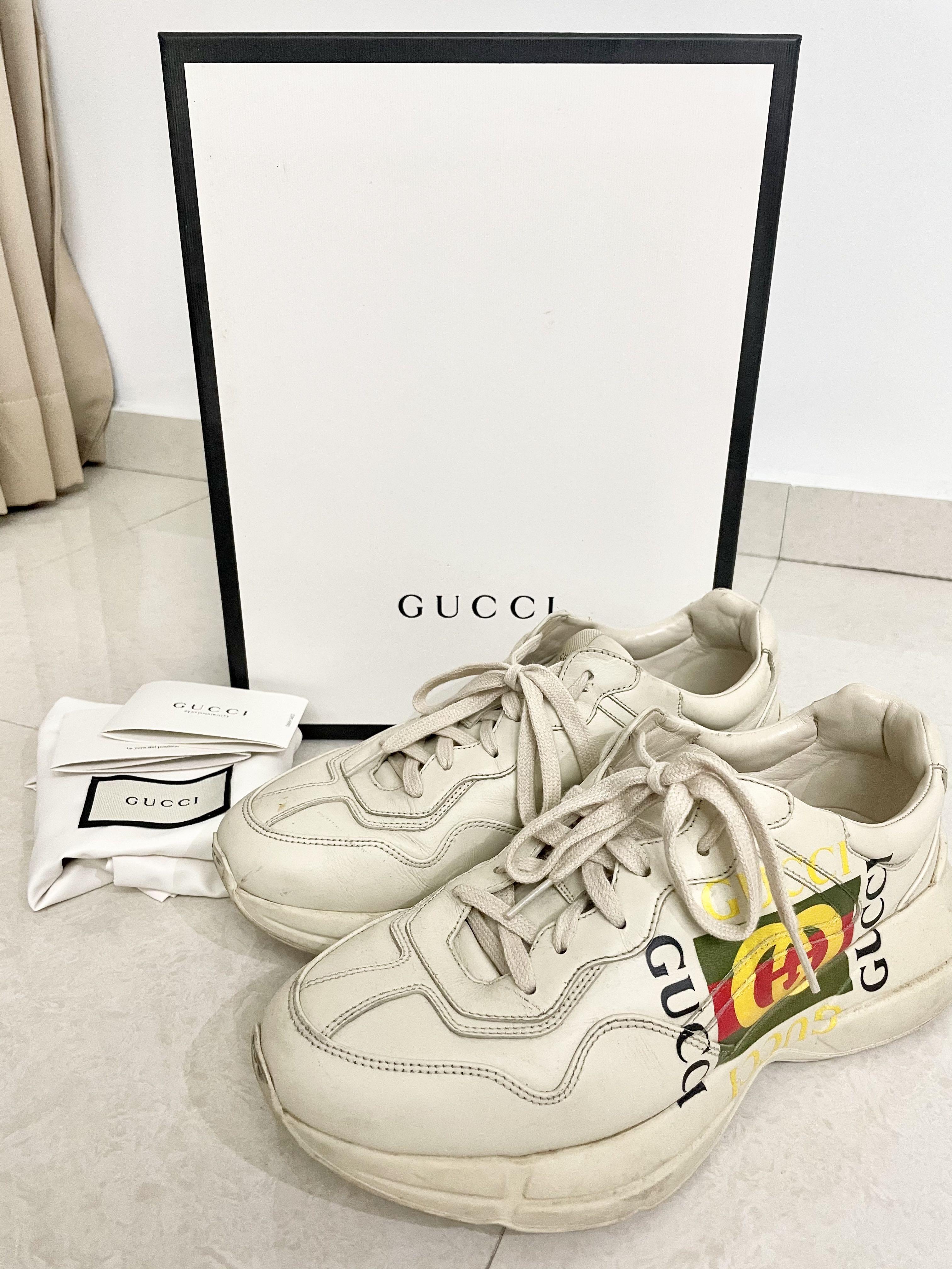 Gucci sneakers size discount 8