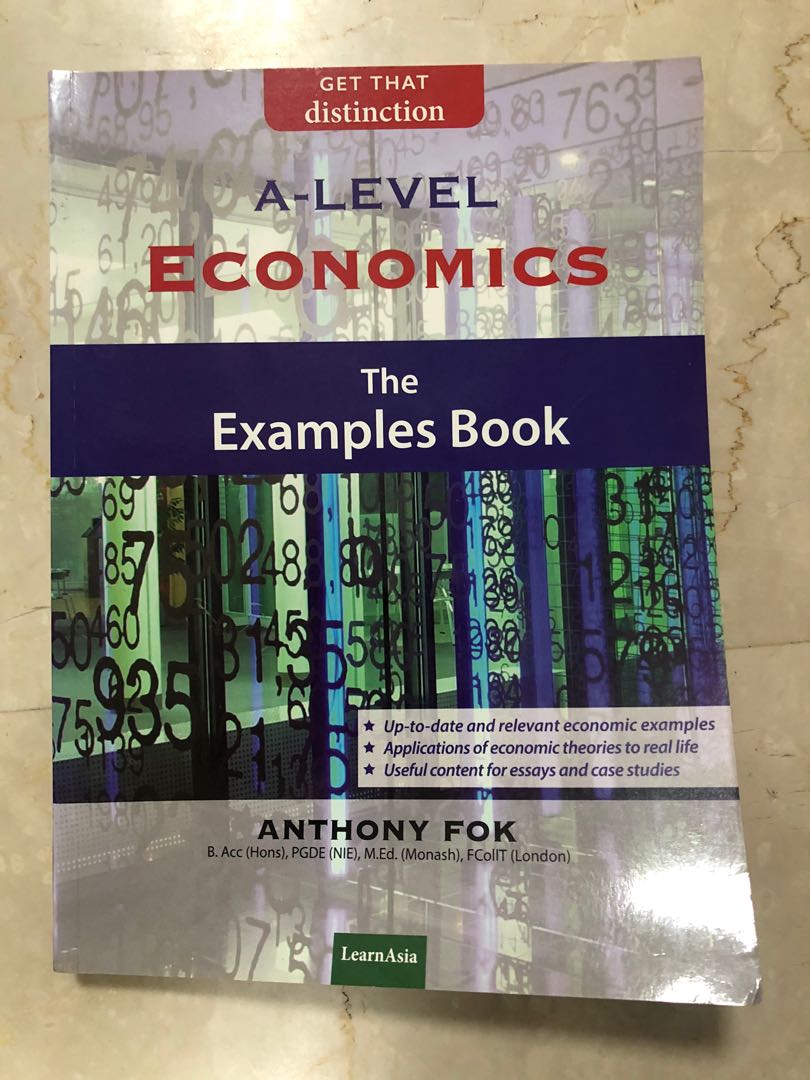 A Level Economics The Examples Book Anthony Fok , Hobbies & Toys, Books ...
