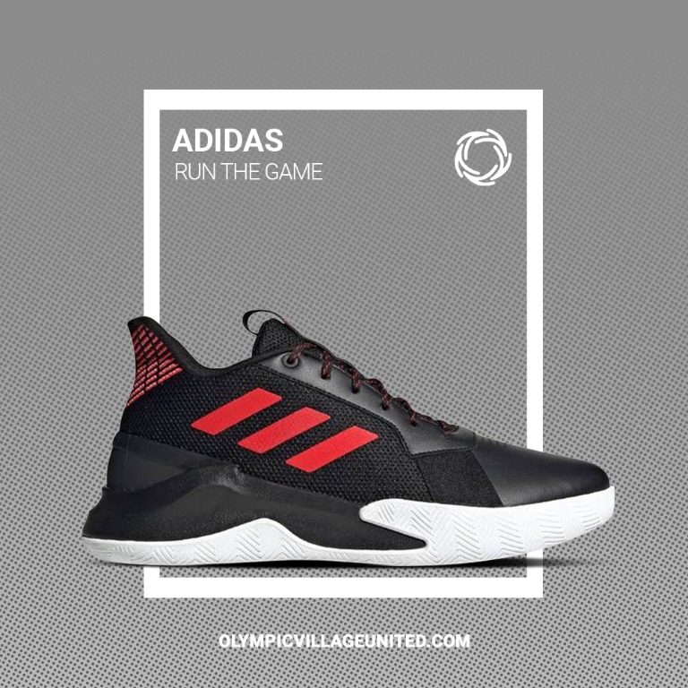 Olympic Village - Adidas Run the Game, Men's Fashion, Footwear, Sneakers on  Carousell