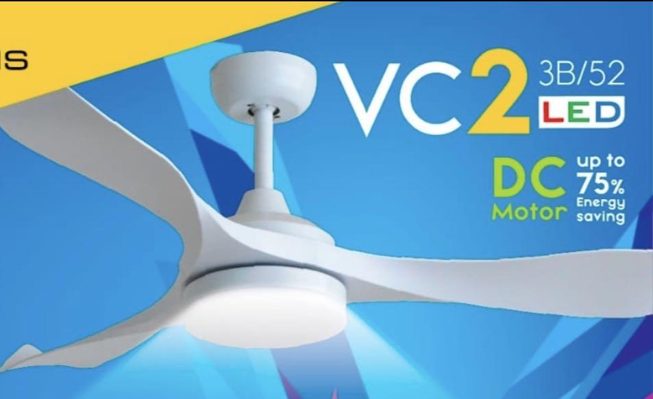 Alpha Dc Ceiling Fan Alpha DC Ceiling Fan, Furniture & Home Living, Lighting & Fans, Fans on ...