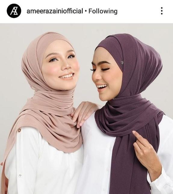 AMEERA ZAINI Sarah Tieback Scarves, Muslimah Fashion, Scarves on 