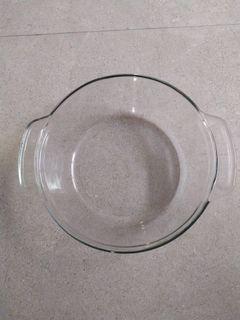 (Anchor Hocking) USA round glass pot (Anchor Hocking) USA round glass pot