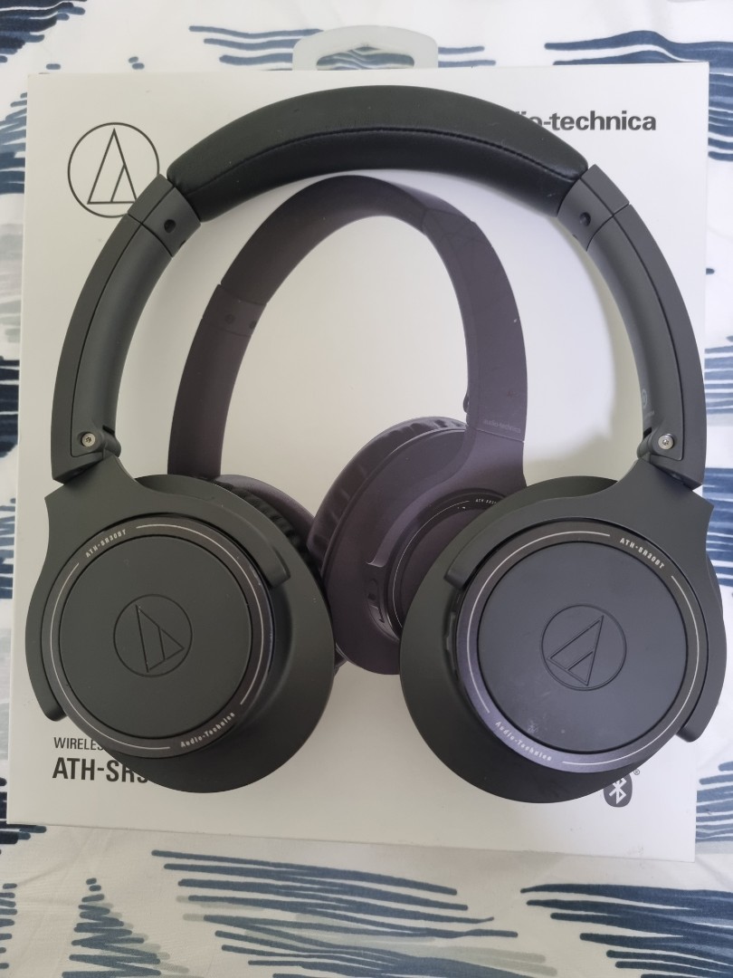 Audio-Technica ATH-SR30BT wireless headphones, Audio, Headphones \u0026 Headsets  on Carousell