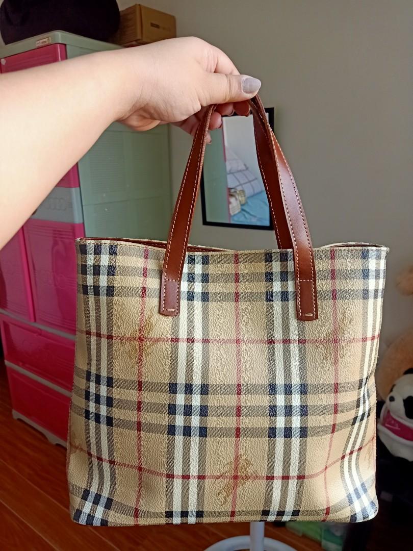 Authentic Burberry Tote, Luxury, Bags & Wallets on Carousell