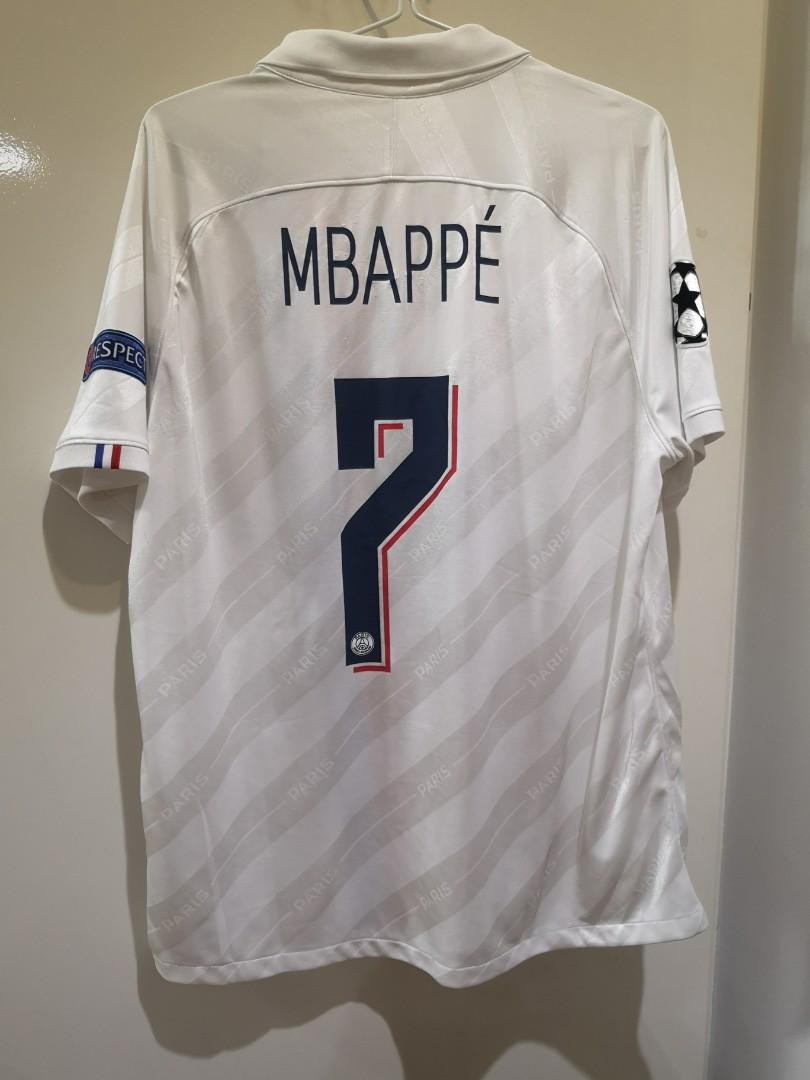 Paris Saint Germain Mbappe 7 Away UCL Shirt