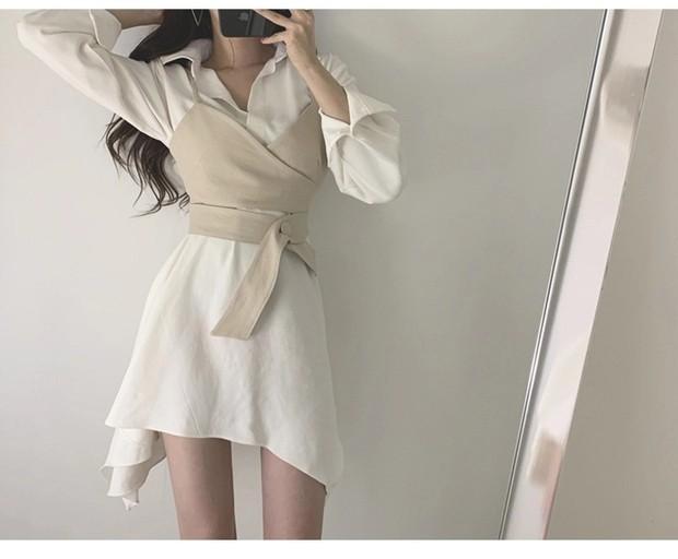 Autumn new style small fragrance two-piece chic western style Korean dress  irregular long-sleeved skirt suit, Women's Fashion, Dresses u0026 Sets,  Traditional u0026 Ethnic wear on Carousell