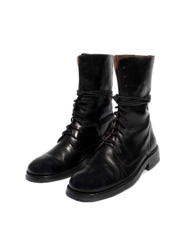 AW09 ANN DEMEULEMEESTER 11 EYE COMBAT BOOTS Men s Fashion