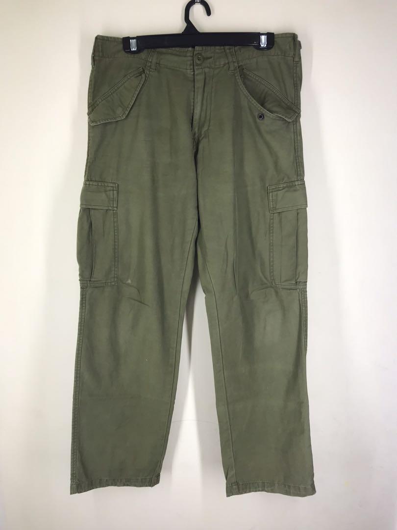 Back number cargo Pants, Men's Fashion, Bottoms, Trousers on Carousell