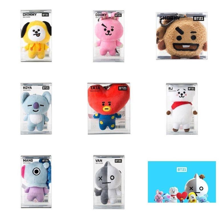 BAG CHARM BT21 OFFICIAL MERCH, Hobbies & Toys, Memorabilia