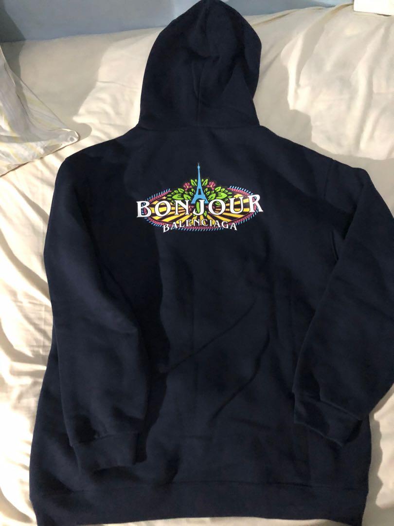 Balenciaga bonjour hoodie limited