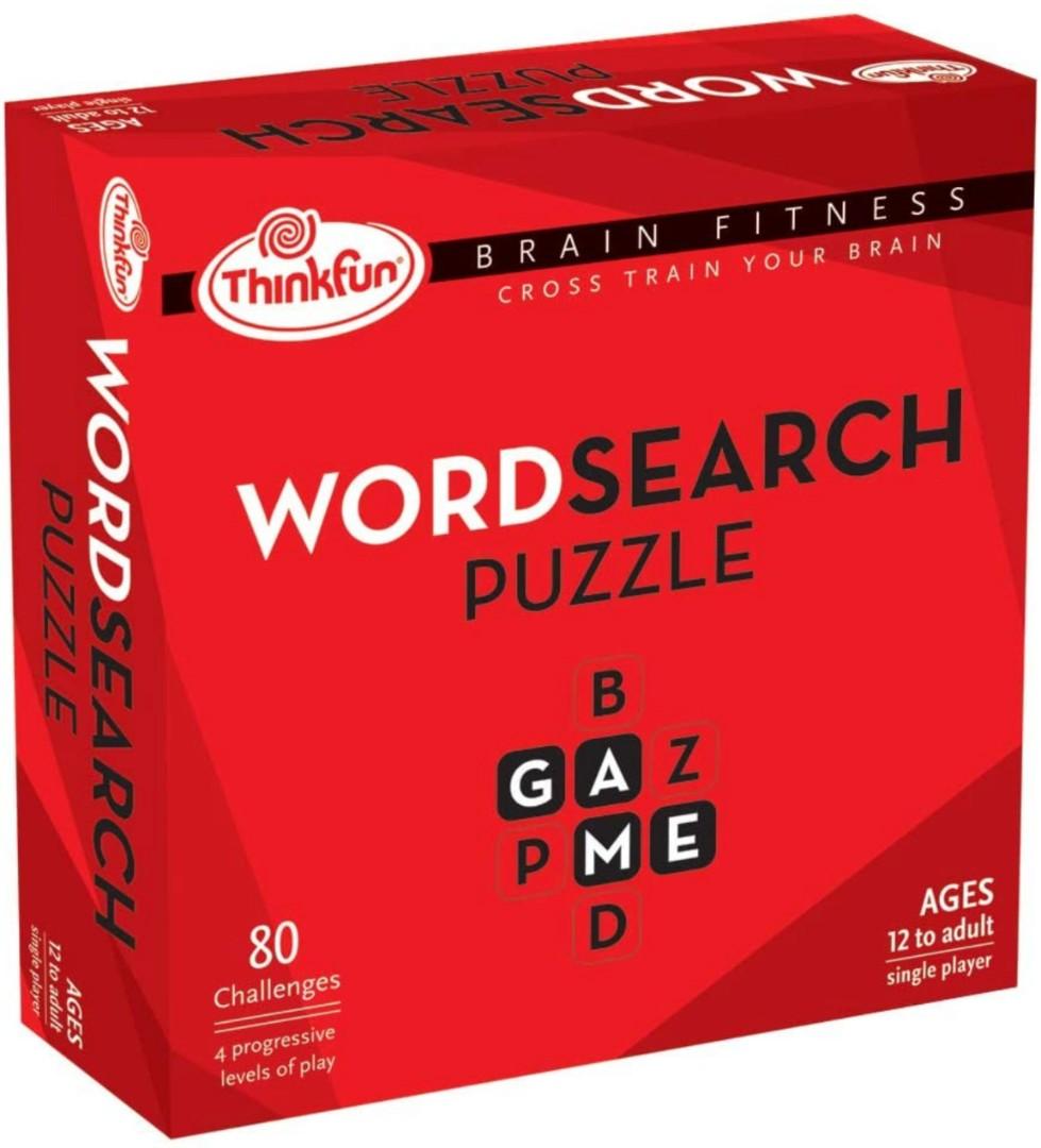 Brain Fitness Word Search Puzzle by Thinkfun, Hobbies & Toys, Toys ...