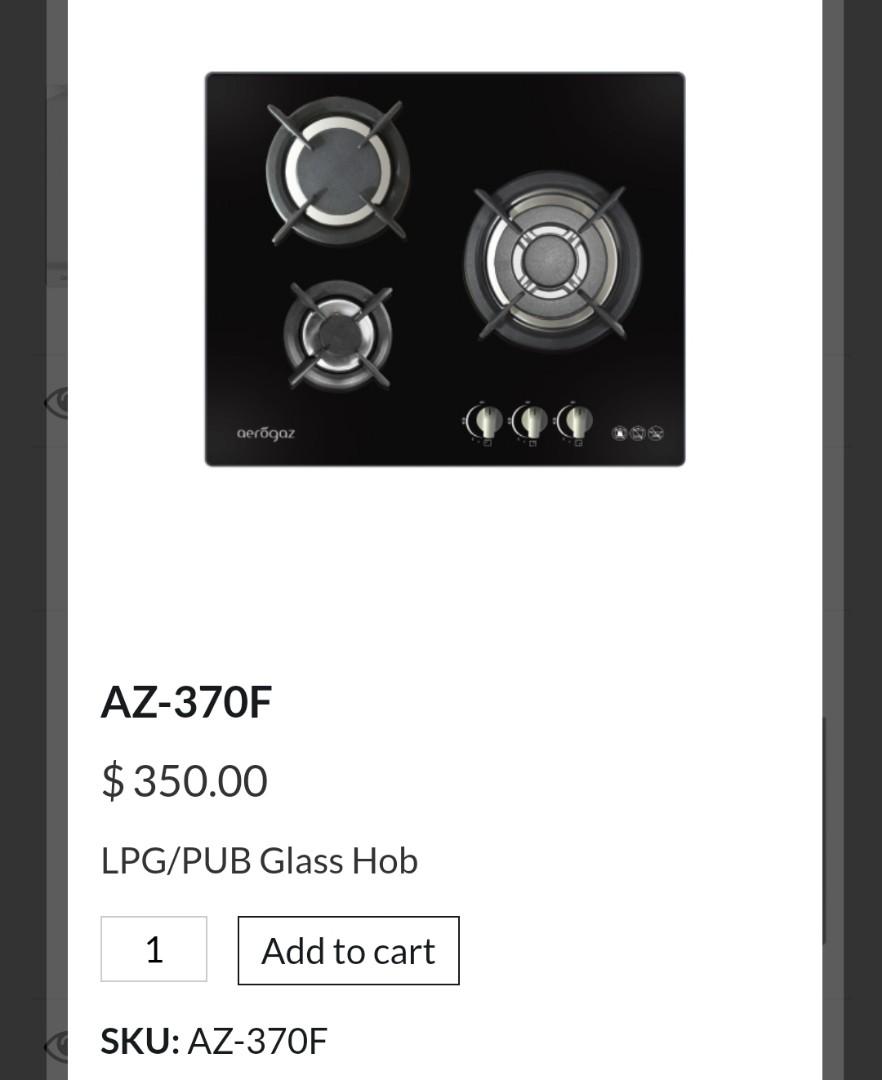 aerogaz hob and hood