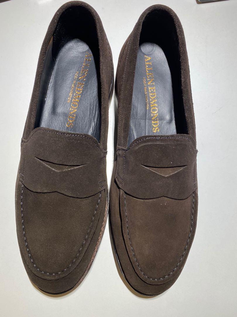 Brand New Allen Edmonds Mercer Street Suede Penny Loafer