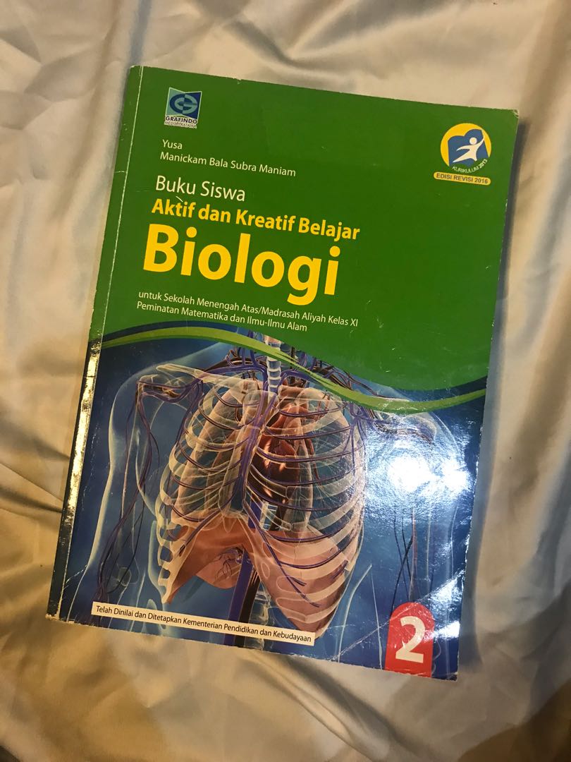 Buku Paket Biologi Kelas 11 Kurikulum 2013 Buku And Alat Tulis Buku